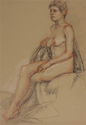 untitled; chalk on paper, 70 x 50 cm, 2007