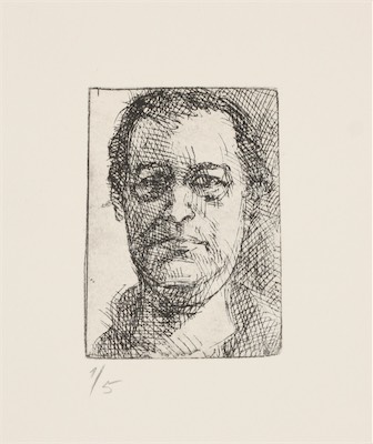 untitled; etching, 7 x 5 cm, 2005