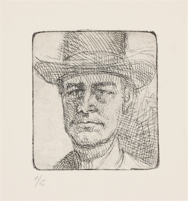 untitled; etching, 7.5 x 6.5 cm, 2005