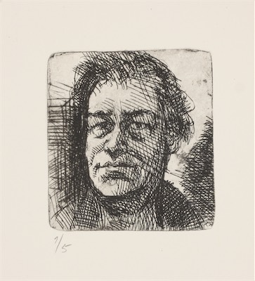 untitled; etching, 7.5 x 6.5 cm, 2005