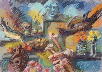 untitled; pastel, 50 x 70 cm, 2016