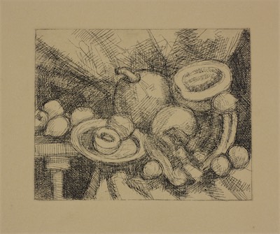 untitled; etching, 10 x 12 cm, 2016