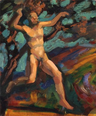 Absalom; oil on canvas, 31 x 26 cm, 2008