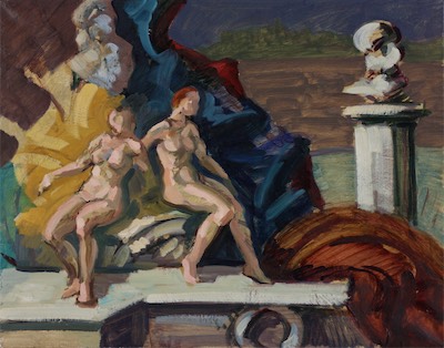Elektra, oil on canvas, 55 x 70 cm, 2013
