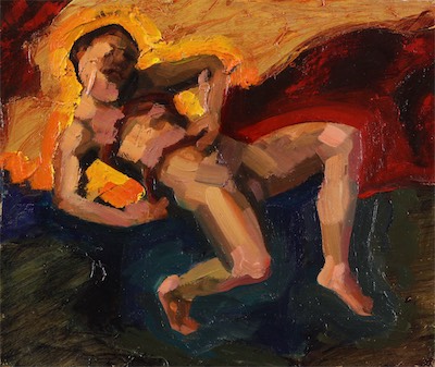 Loki; oil on canvas, 26 x 31 cm, 2008