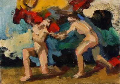 untitled; oil on canvas, 18 x 25 cm, 2017
