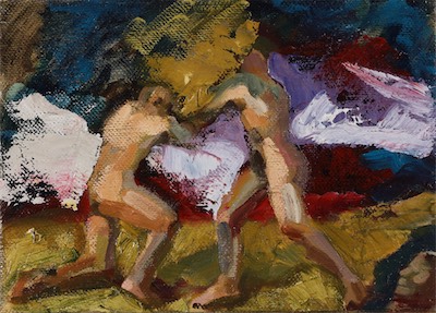 untitled; oil on canvas, 18 x 25 cm, 2017
