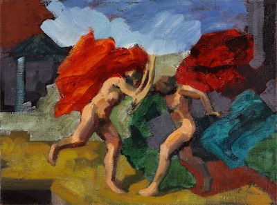 untitled; oil on canvas, 30 x 40 cm, 2018