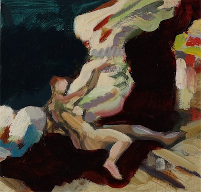untitled; oil on board, 23 x 24 cm, 2010