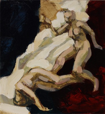 untitled; oil on board, 24 x 23 cm, 2010