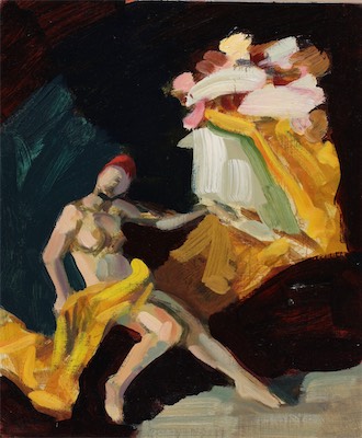 untitled; oil on board, 30 x 24 cm, 2010