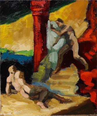 untitled; oil on canvas, 38 x 32 cm, 2017